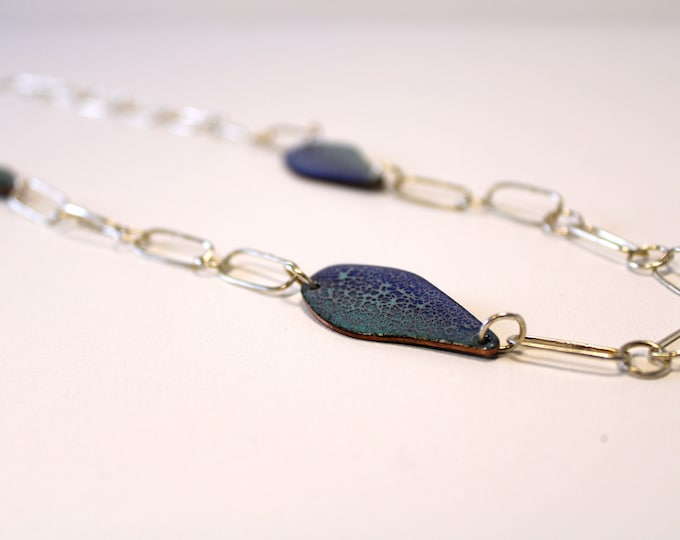 “Prisma” Enameled Silver Necklace