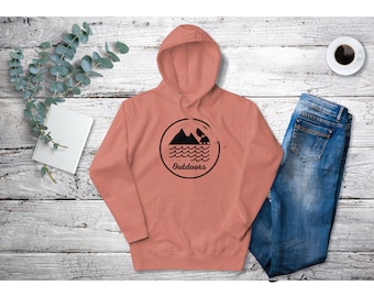 Life Is Better Outdoors, Camping Sweatshirt, Hiking Hoodie, Nature Lover, Outdoor Enthusiast, Adventure Apparel, Mountain Lover, Lake Hoodie
