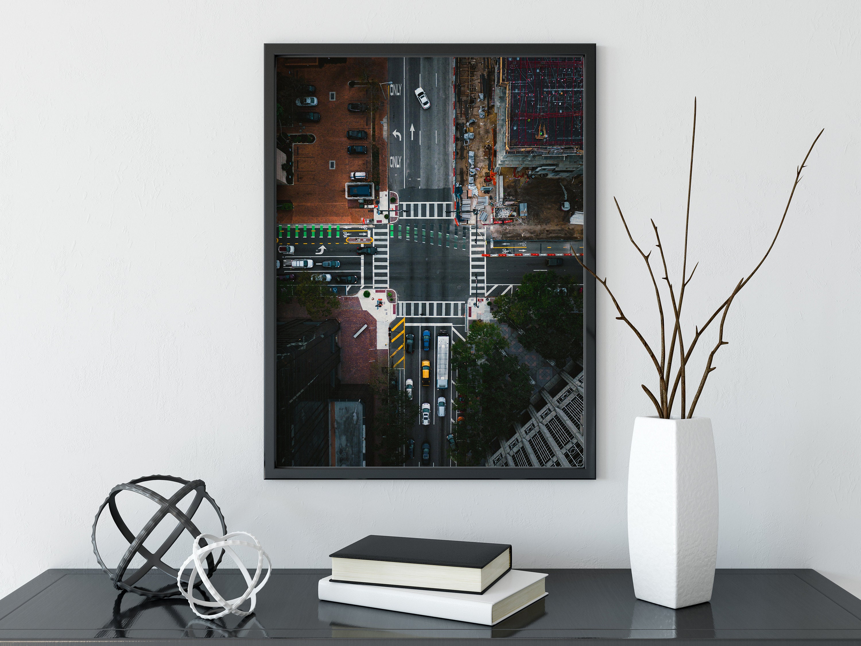 Urban Print Downtown Tampa Wall Art Urban Cityscapes Moody Etsy España