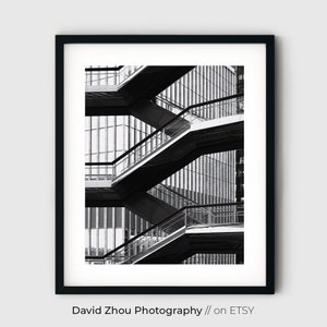 La nave in Hudson Yards Print, Abstract Wall Art, Minimalist Art, Fotografia Urbana, Fotografia Architettura, Download Digitale, #003D