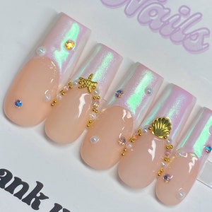 Mermaid Fantasy Press on Nails | Press on nails