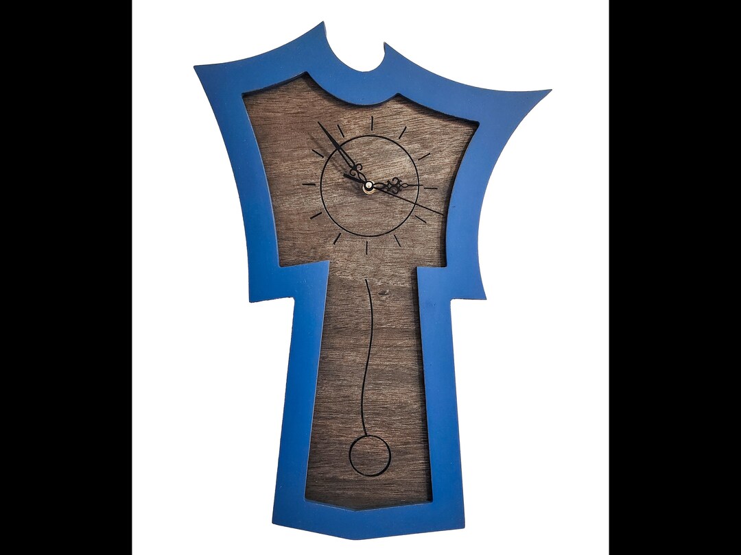 Custom Made Wall Clock Wooden Wall Clock Gothic Fantasy Wall Etsy