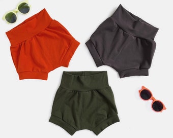 Unisex Baby Bummies: Cotton Blend Bloomers, Toddler Shorties