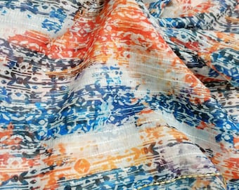 Digital Print Scarf| Multipurpose scarf| Multicolored Scarf| Chanderi scarf| Wrap|Designer Dupatta|Chunri| Stole