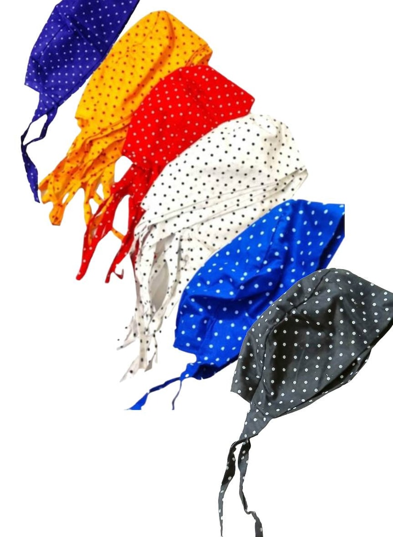 Cotton Polka Dot Patka Bandana Skull Cap for Kids for Gurudwara Sahib
