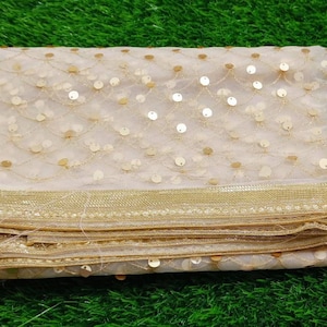 Designer Peach Net Dupatta | Indian Dupatta| Stole|Scarf| Women Net Embroidered Dupatta| Fancy Dupatta