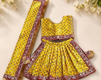 Vestido Mata Rani Idol / Devi Maa Lehenga Choli Set para ídolo de 22-24 pulgadas / Durga Maa Goddess Idol Poshak hecho a mano / Ofrenda del templo