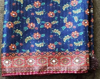 Spiegelarbeit Dupatta| Indische ethnische Dupatta | Ausgefallenes Chunri| Punjabi Chunri