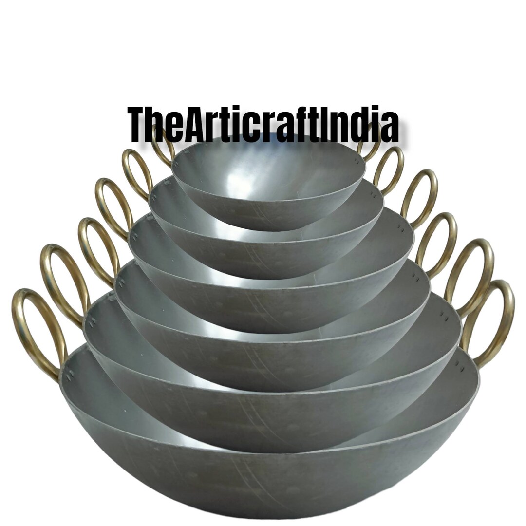 Traditional Pure Iron Kadai of All Sizes in One Place/handmade Etsy