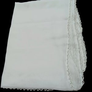 Plain White Chiffon Dupatta With Silver Kingri Border| Multipurpose White Chiffon Plain Scarf