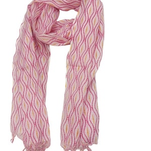 Pink Kota Dupatta| Pink Stole| Classy dupatta|Gift for Woman| Pink Scarf| Scarf For Blondes| Neck scarf