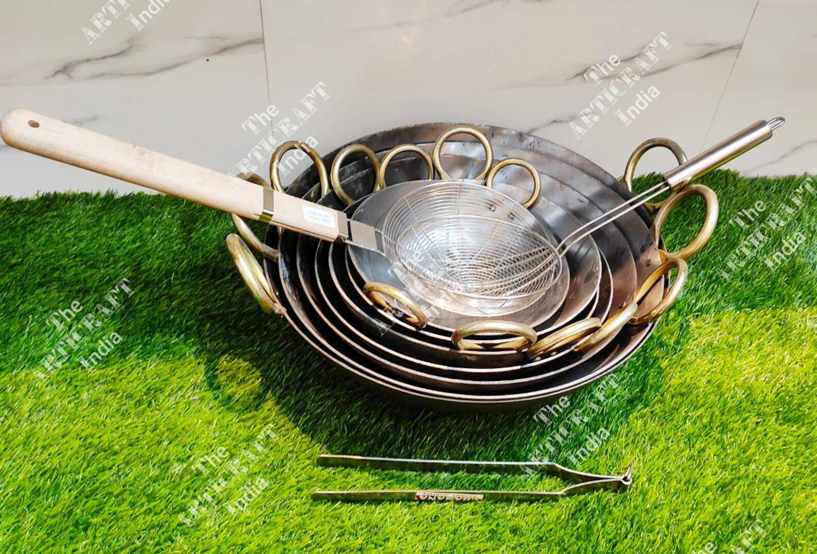 Traditional Cast Iron Kadai of all sizes in one place/Handmade Etsy