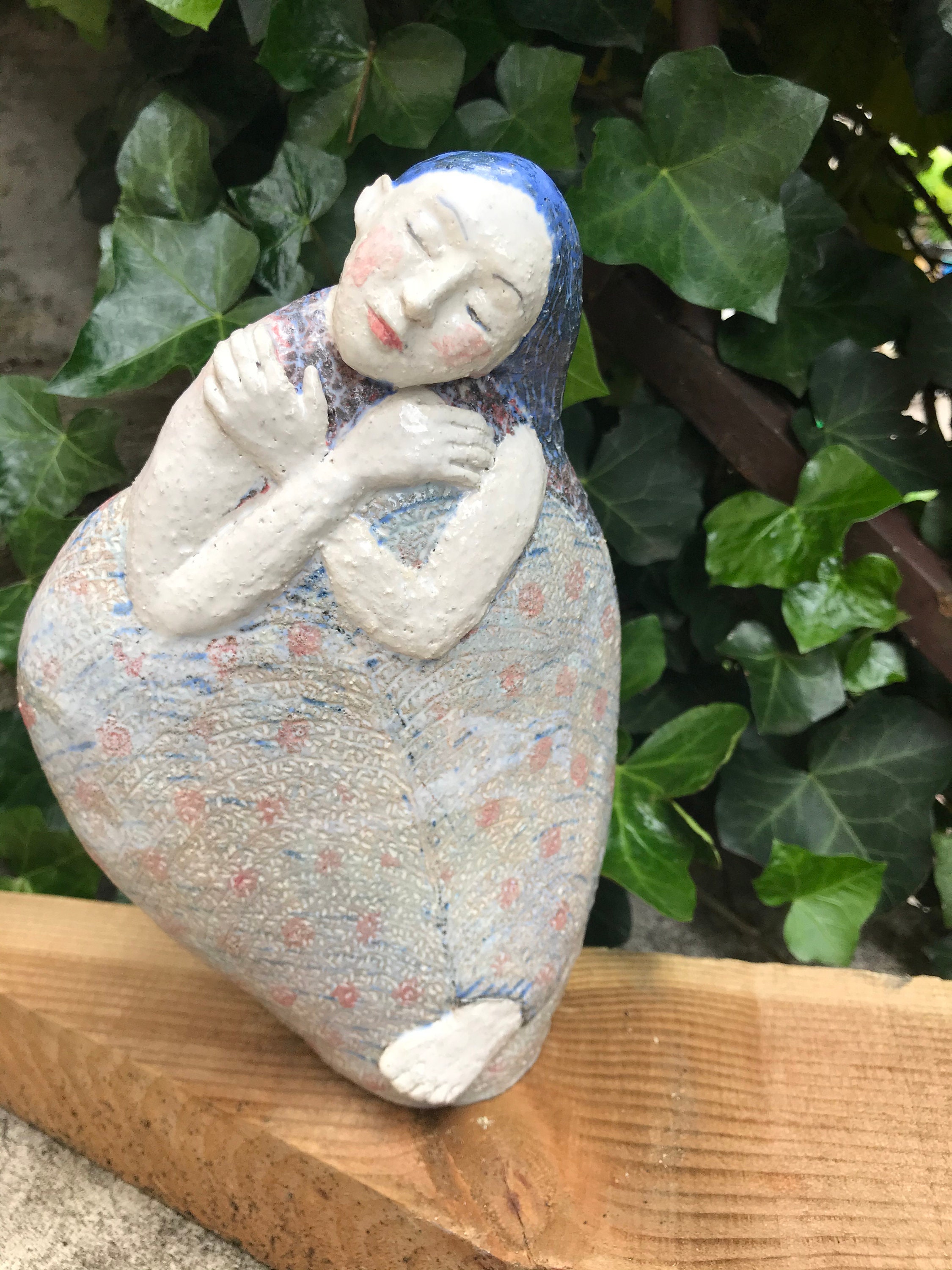 statuette Céramique Grès et Engobes