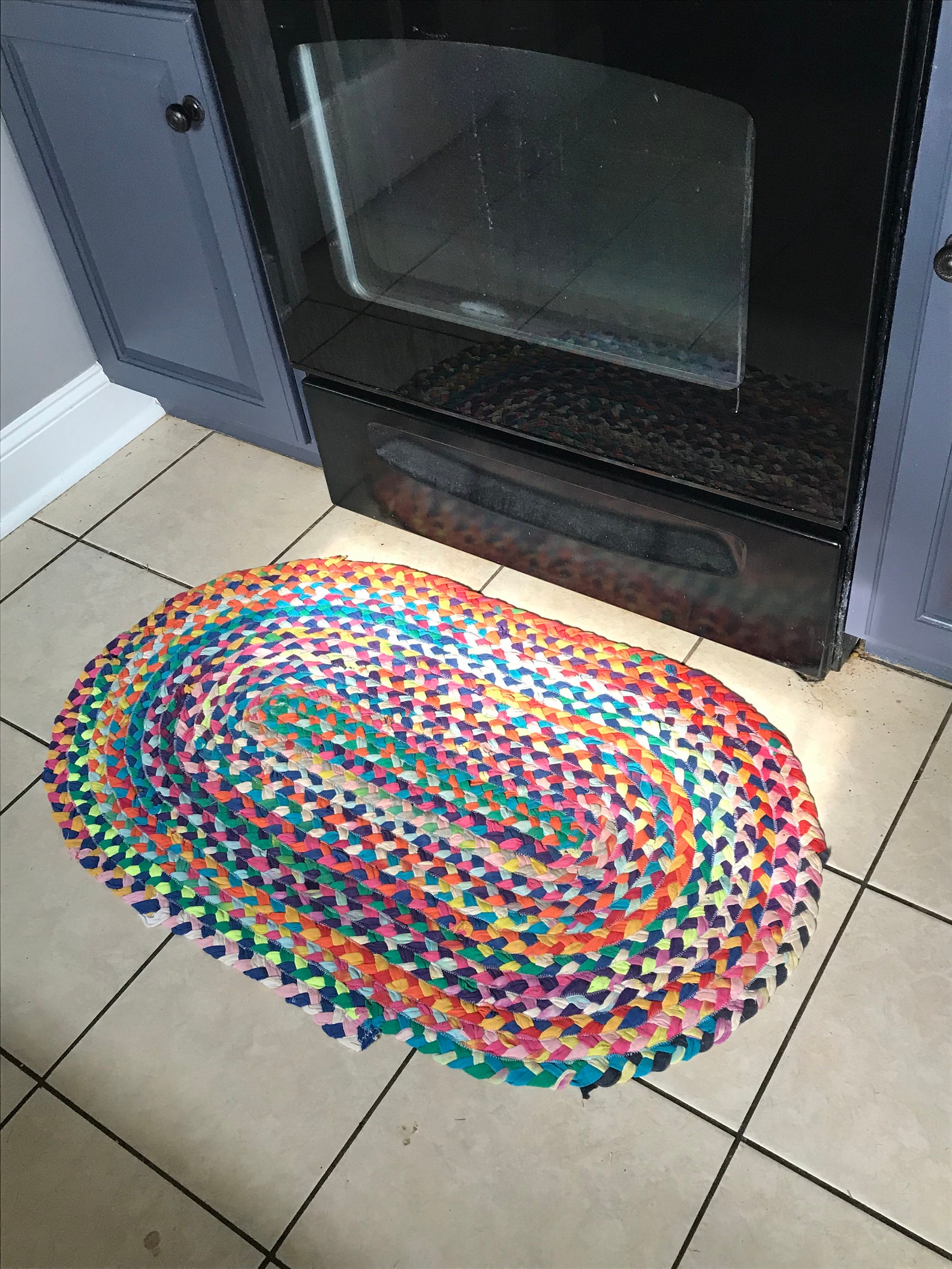 Handmade Braided Tshirt Rug Tshirt Rug Braided Rug Rag Etsy