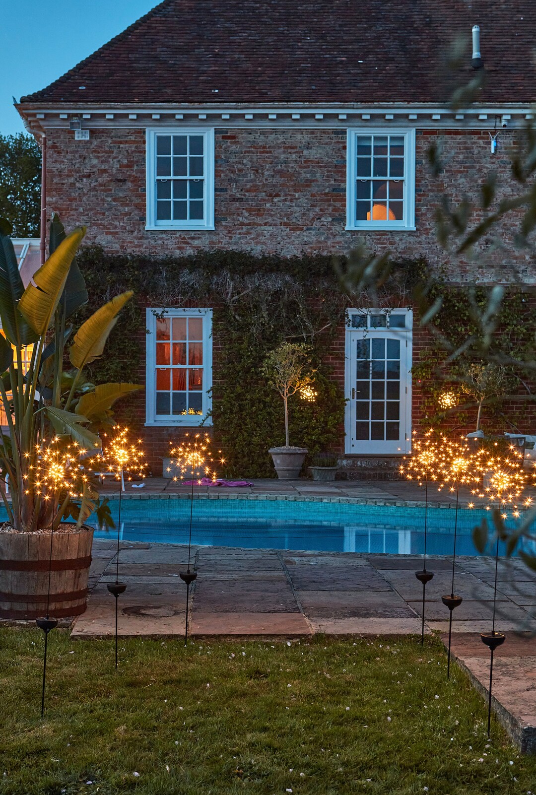 Garden Party Solar Starburst LED Stake Lights - Outdoor Light ...