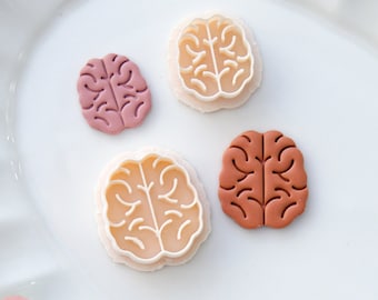 Brain Polymer Clay Cutters, Boho Clay Earring Cutters