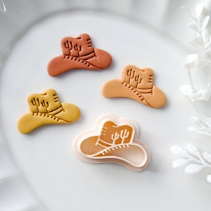 Cowboy Hat Polymer Clay Cutter | Western Clay Cutters | Earring Cutters | Howdy Hat Cutters