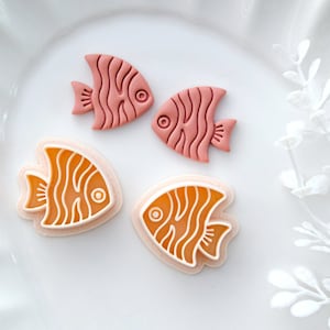 Fish Polymer Clay Cutters | Sea Animal Clay Earring Cutters | Summer Clay Cutter | Jewelry Making