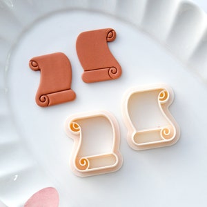 Polymer Clay Cutters | Paper Scroll Clay Cutters | Clay Earring Cutter | Jewelry Making | Clay Tools