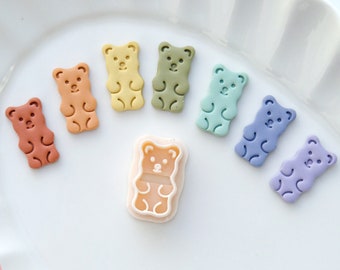 Gummy Bear Polymer Clay Cutters | Bear Stud Earring Cutters | Earring Making | Unique Design