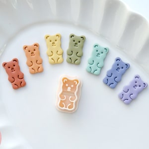 Gummy Bear Polymer Clay Cutters | Bear Stud Earring Cutters | Earring Making | Unique Design