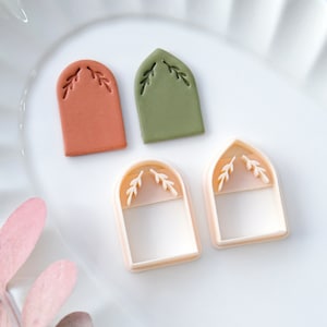 Arch Polymer Clay Cutters Art Deco Clay Earring Cutters image 1