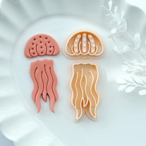 Jellyfish Polymer Clay Cutters | Summer Clay Cutters | Clay Cutter Set | Clay Earring Cutter | Earring Jewelry Making