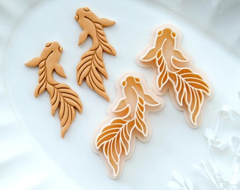 Goldfish Polymer Clay Cutters | Clay Earring Cutters | Embossing Cutters | Earring Jewelry Making