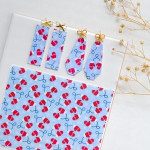 Winter Clay Transfer Paper | Christmas Image Transfer Sheet for Polymer Clay
