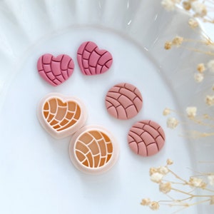 Concha Polymer Clay Cutters | Valentines Clay Cutters | Clay Earring Cutters | Jewelry Making | Polymer Clay Tool