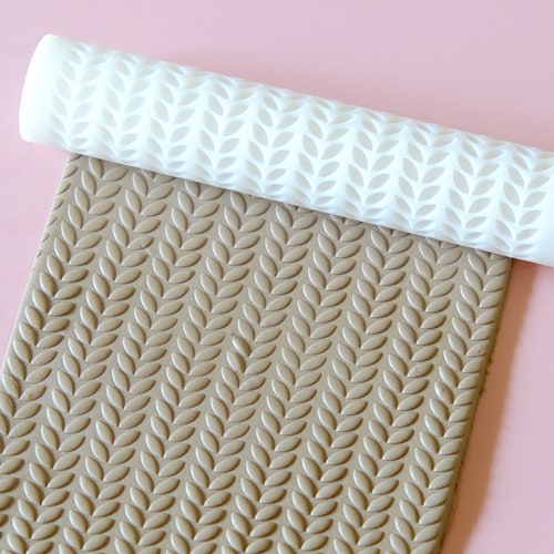 Clay Texture Roller Pottery Hand Roller Pastry Texture Etsy