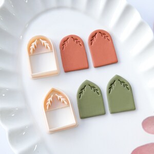 Arch Polymer Clay Cutters Art Deco Clay Earring Cutters image 4