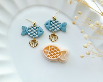 Fisk Polymer Clay Cutter: Smyckestillverkningsverktyg