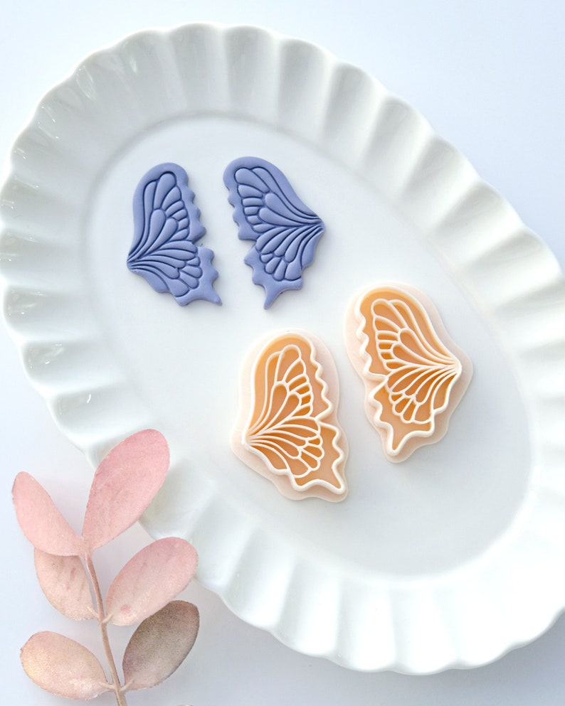 Fairy Wings Clay Cutters Butterfly Polymer Clay Cutters Etsy