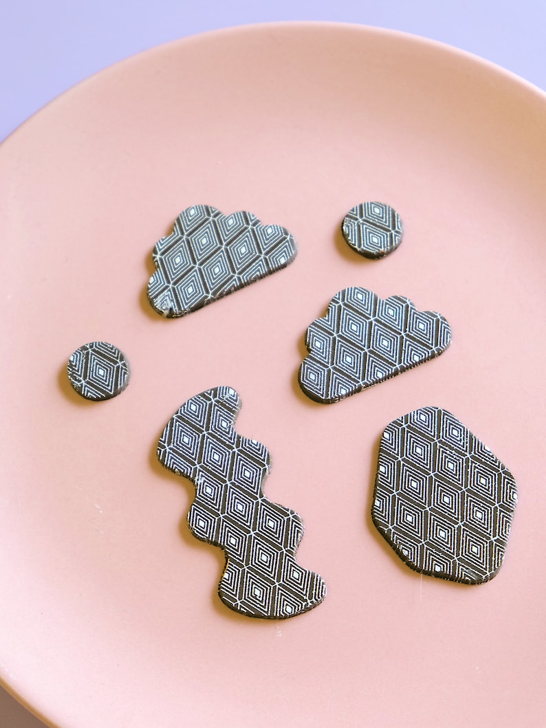 Polymer Clay Silk Screen Stencils Silk Screen for Polymer Etsy