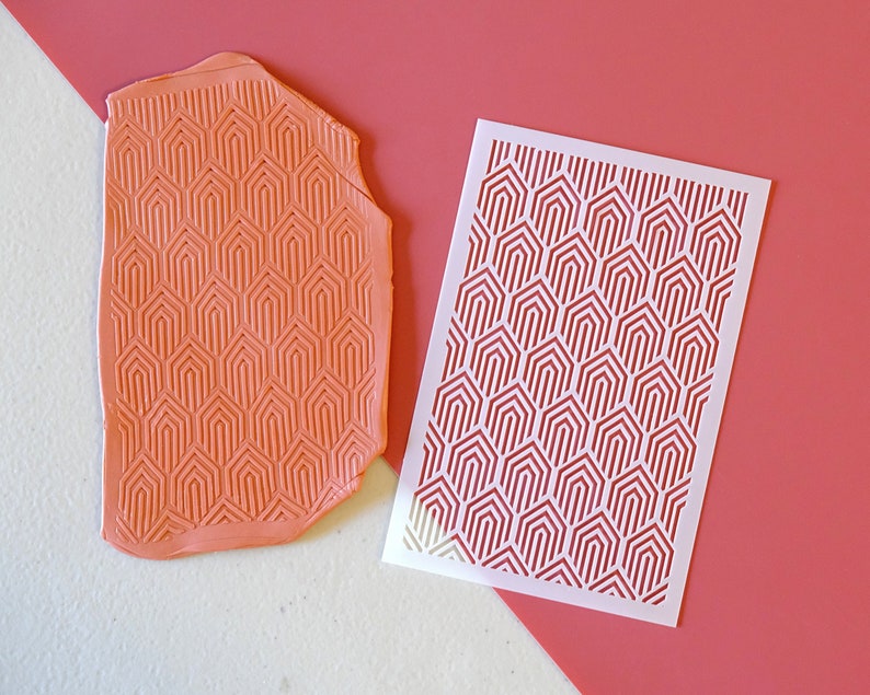 Polymer Clay Texture Sheet Texture Mat for Polymer Clay Etsy