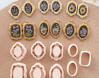 Frame Polymer Clay Cutters: Jewelry Making Supplies