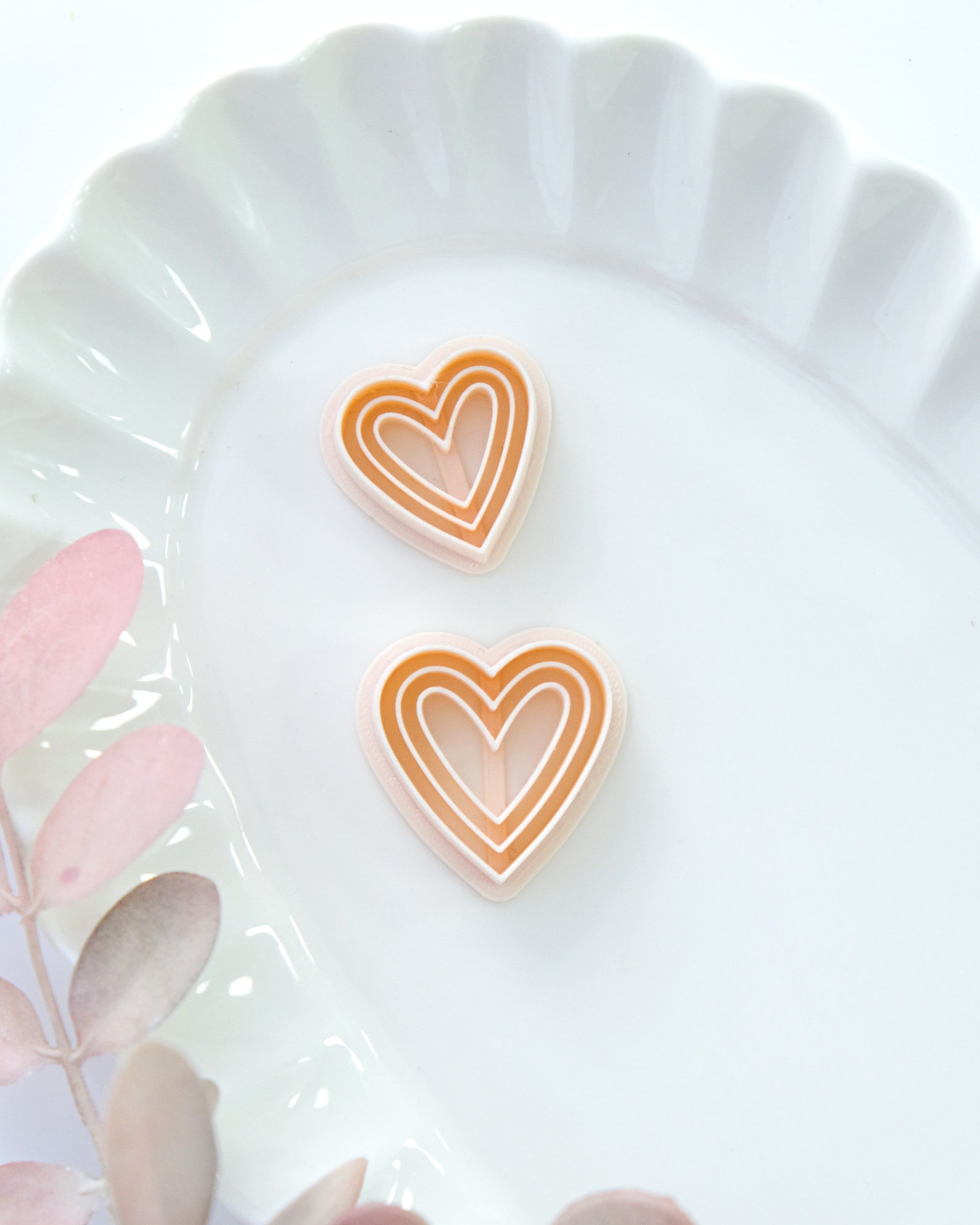 Heart Shape Polymer Clay Cutters Valentines Day Cutter - Etsy