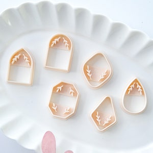 Arch Polymer Clay Cutters Art Deco Clay Earring Cutters image 10