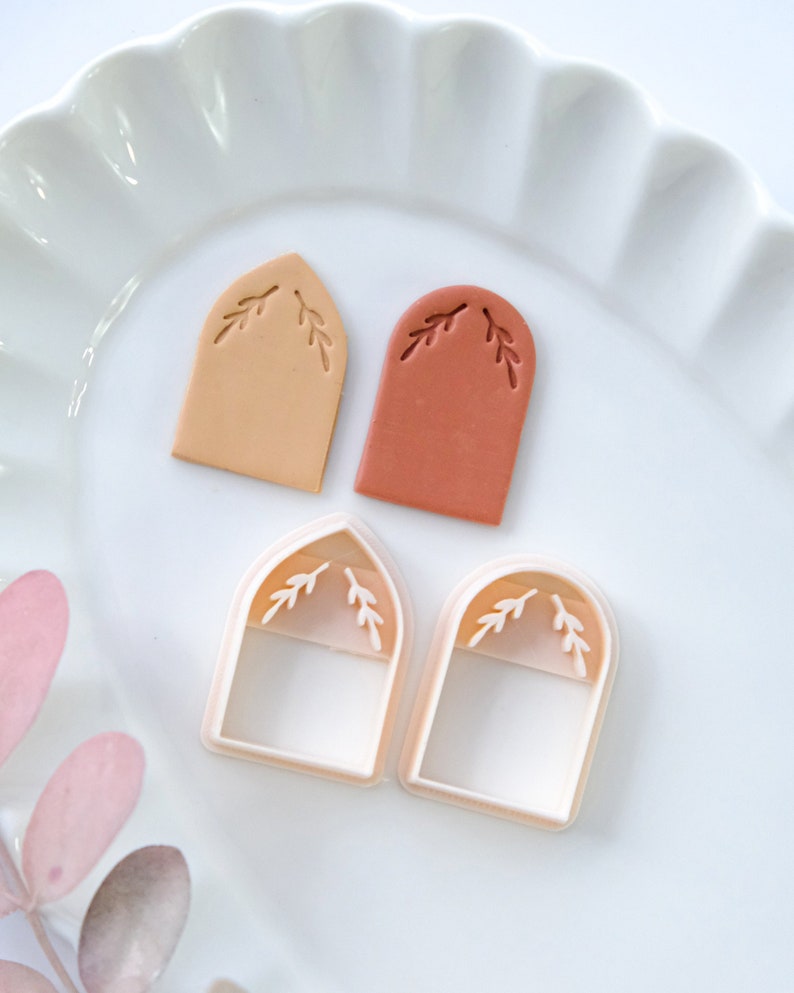 Arch Polymer Clay Cutters Art Deco Clay Earring Cutters image 2