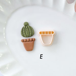 Plant Pots Polymer Clay Cutters Stud Earring Cutters Jewelry Making E 22x19mm