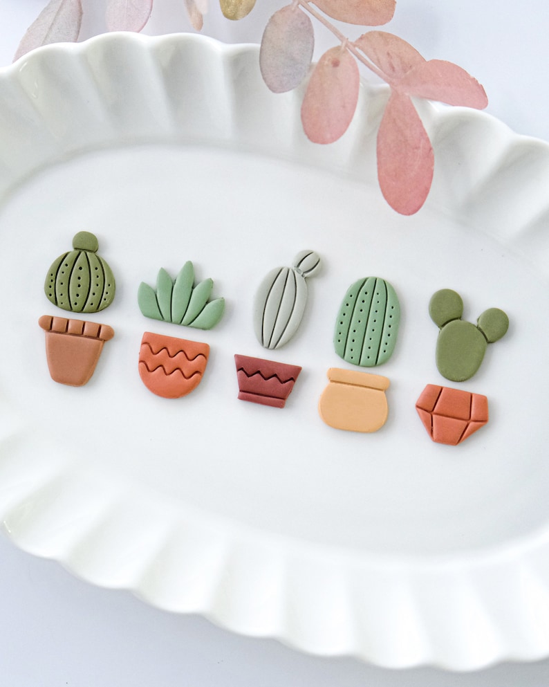 Plant Pots Polymer Clay Cutters Stud Earring Cutters Jewelry Making image 10
