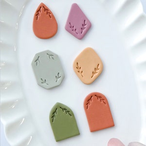 Arch Polymer Clay Cutters Art Deco Clay Earring Cutters image 9