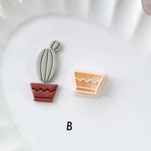 Plant Pots Polymer Clay Cutters Stud Earring Cutters Jewelry Making B 20x13mm