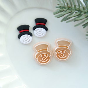 Snowman Christmas Clay Cutters | Polymer Clay Cutters | Earring Cutters | Jewelry Making | Polymer Clay Tools