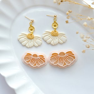 Daisy Flower Polymer Clay Cutters | Spring Clay Cutters | Floral Clay Cutters | Earring Making | Polymer Clay Tools
