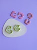 Hexagon Hoop Clay Cutters | Square Polymer Clay Earring Cutters | Clay Tools | 3D Printed Cutter 