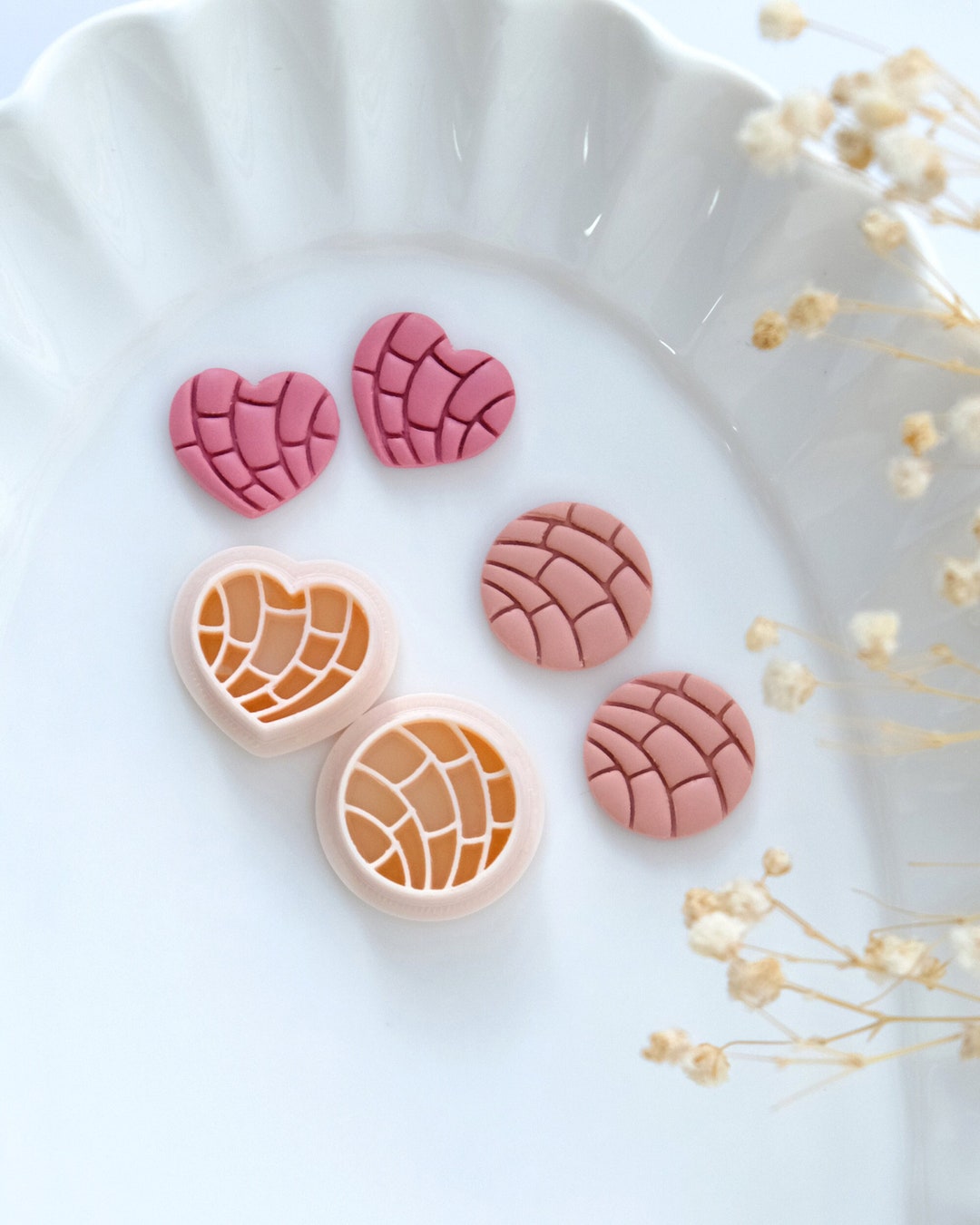 Concha Polymer Clay Cutters Valentines Earring Cutters Jewelry Making