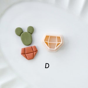 Plant Pots Polymer Clay Cutters Stud Earring Cutters Jewelry Making D 21x16mm