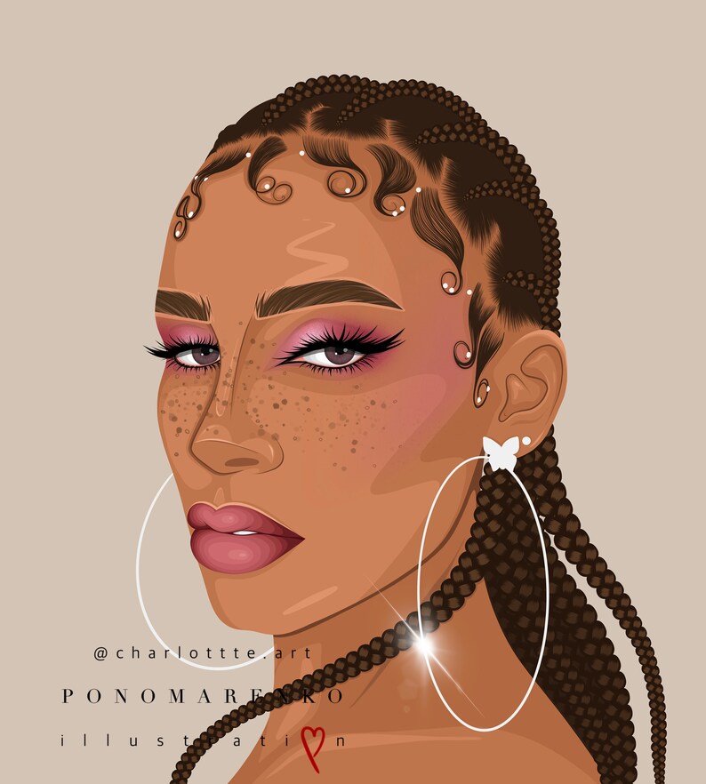 Slayed Edges Procreate Stamps Procreate Hair Brushes Baby Etsy